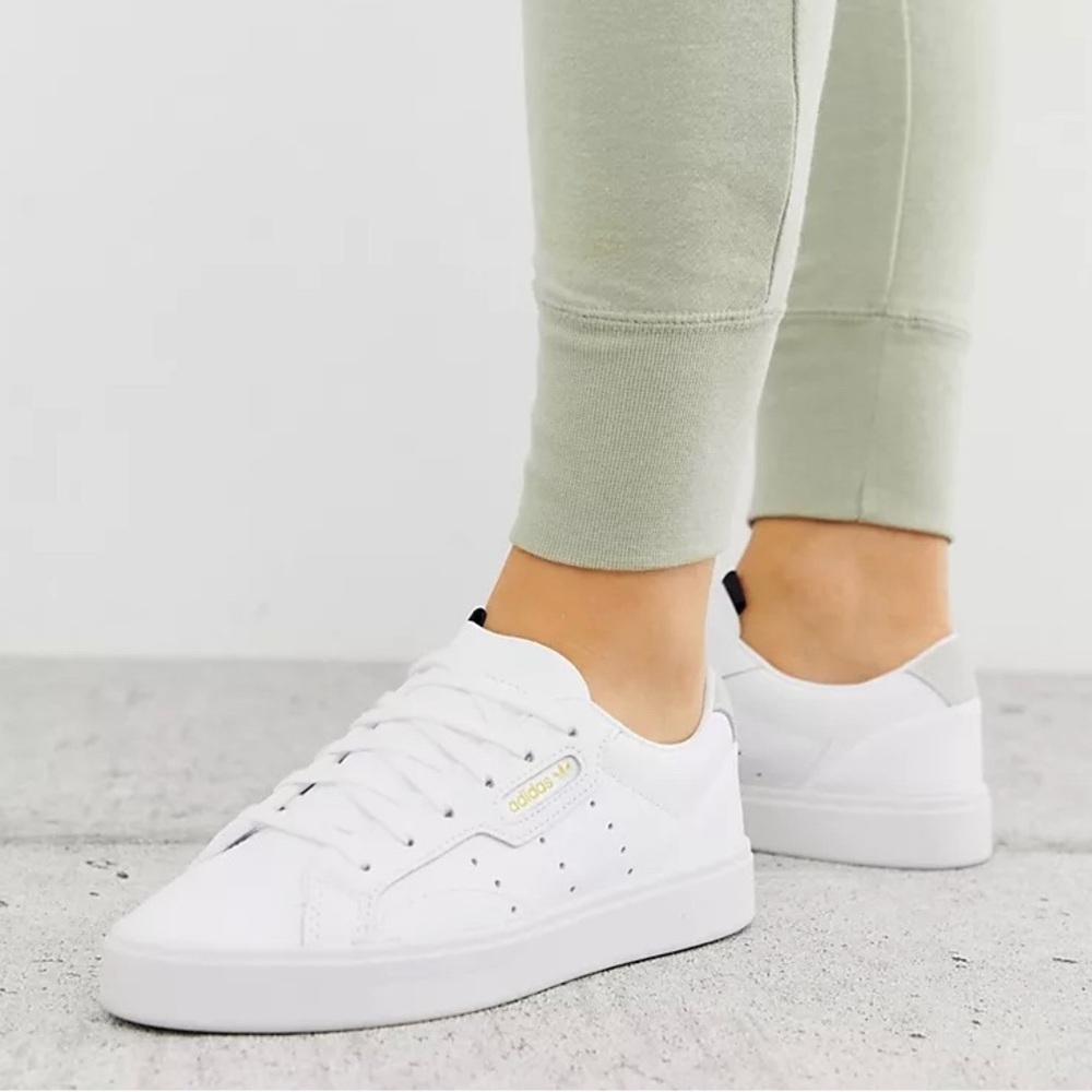 Adidas originals super sleek‎ white sneakers size 7